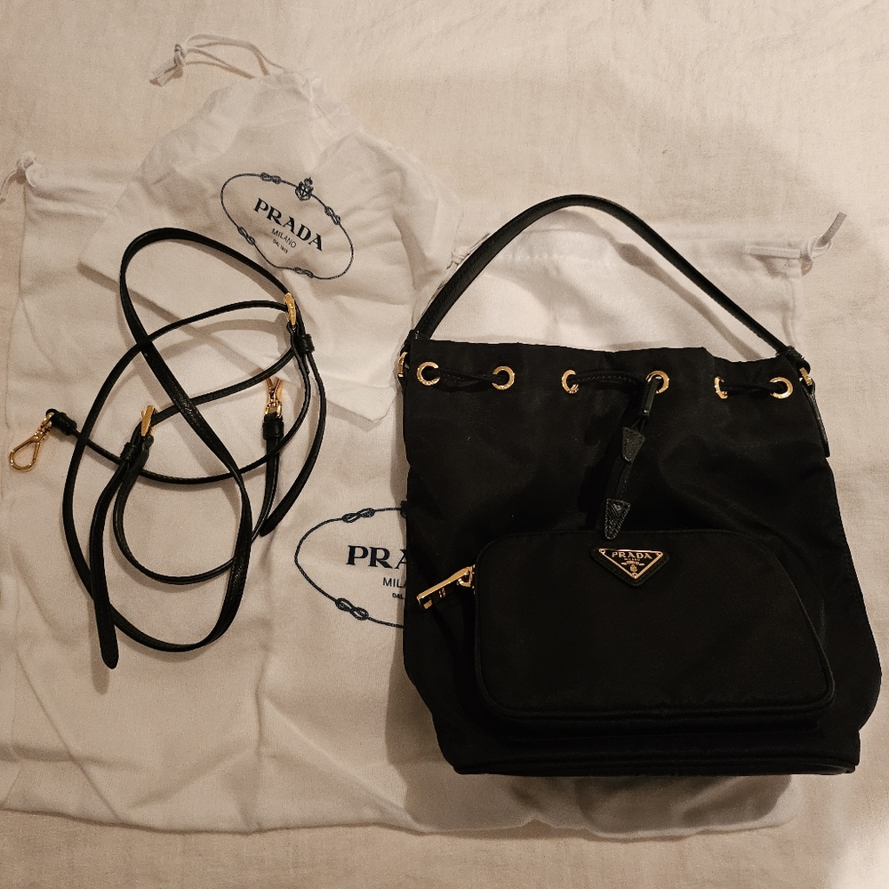 Prada bucket bag